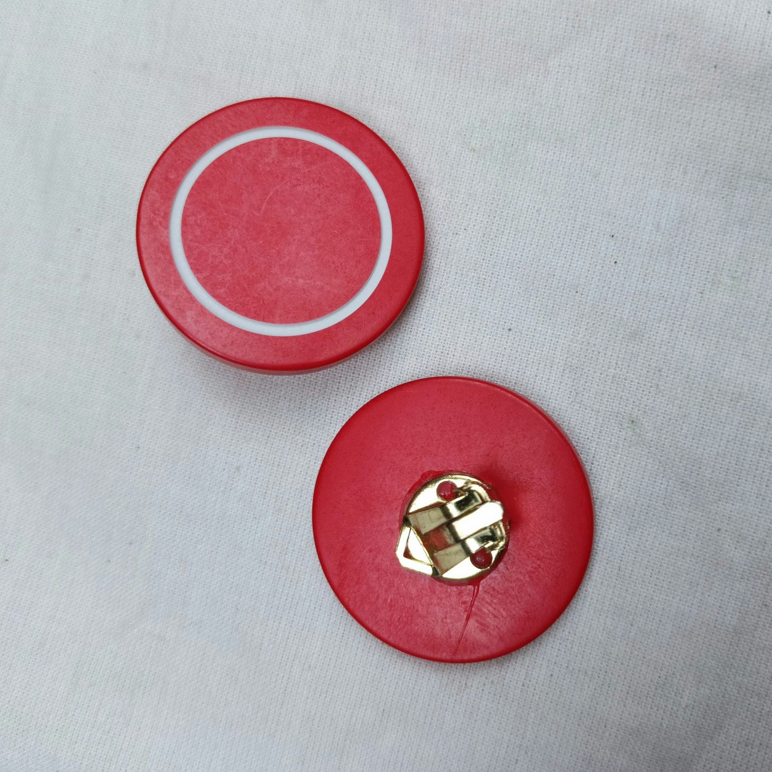 orecchini rossi anni 60