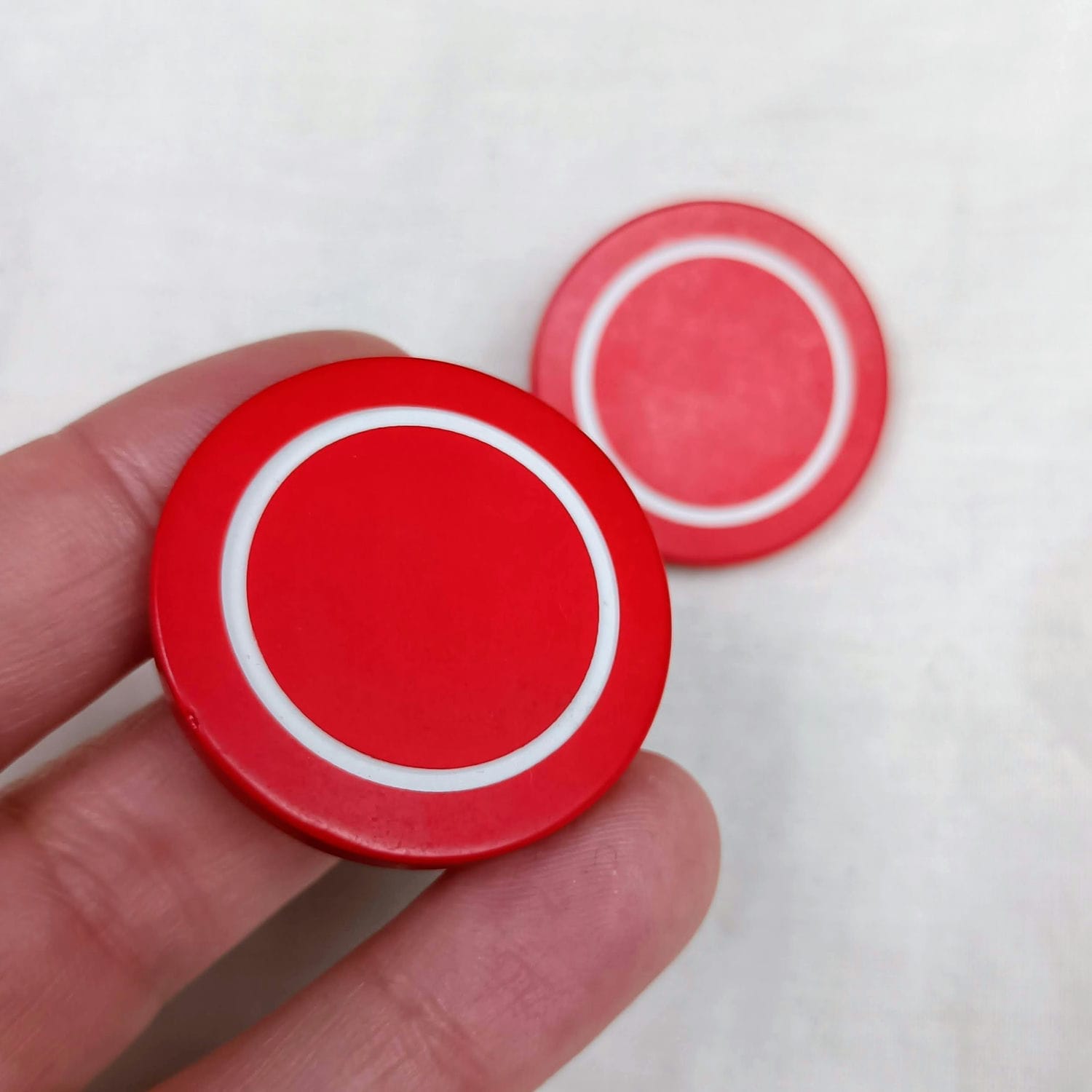 orecchini rossi vintage