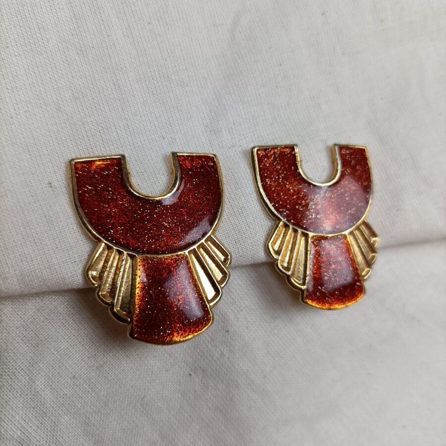 vintage earrings 70s