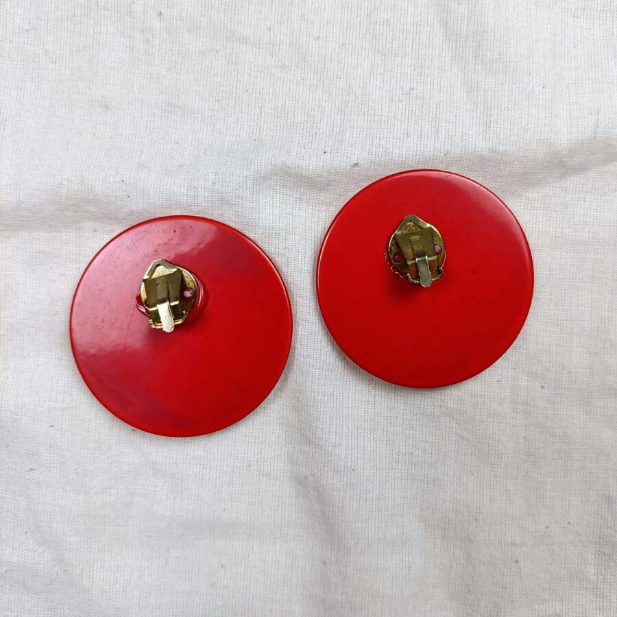 orecchini vintage a clip anni 60
