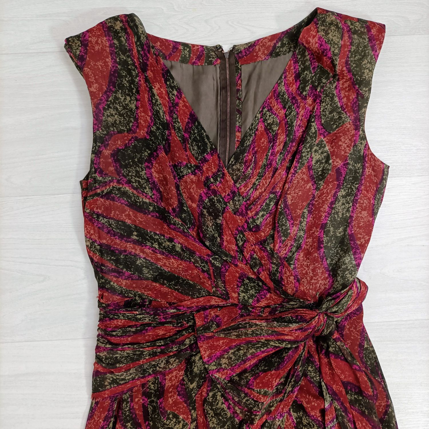 Vestito bordeaux cerimonia Scherrer Paris - immagine 2