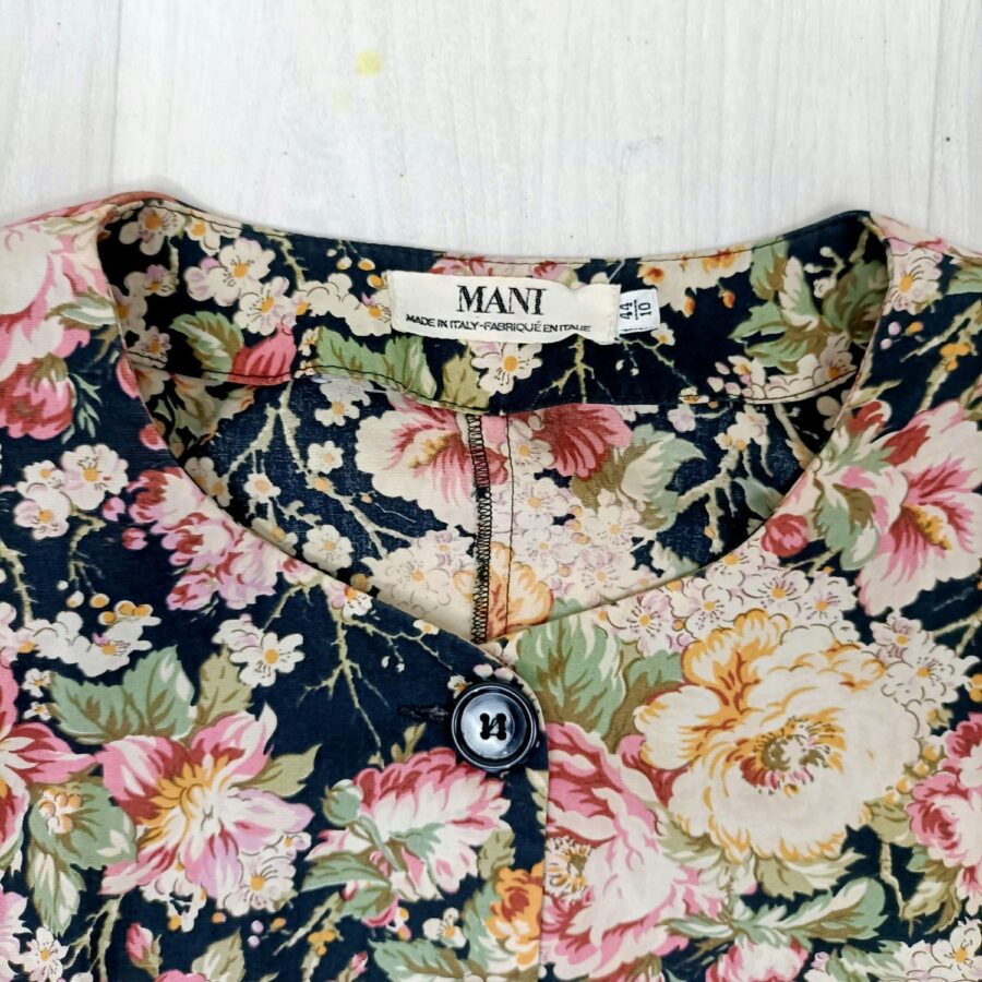 camicia a fiori vintage