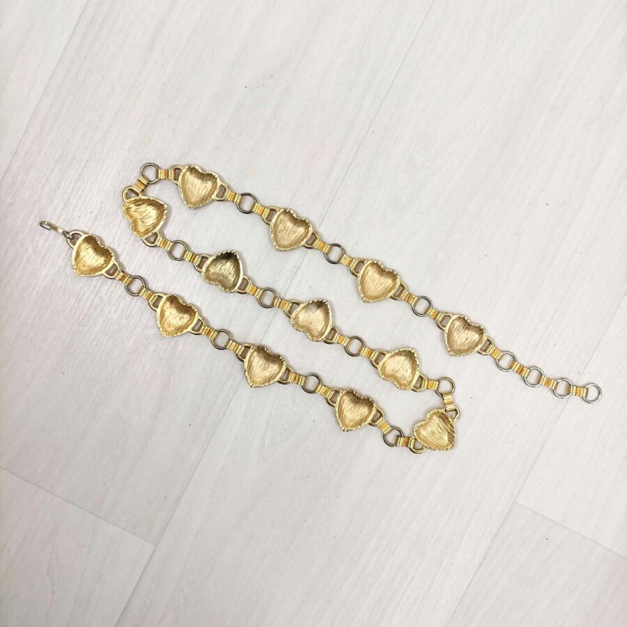 hearts chain belt