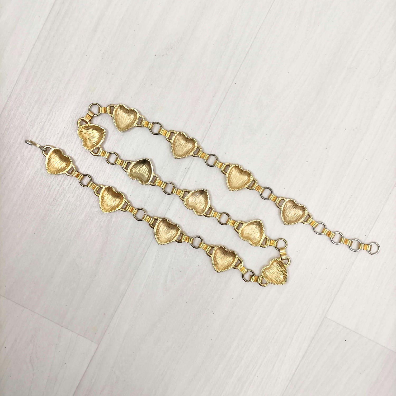hearts chain belt