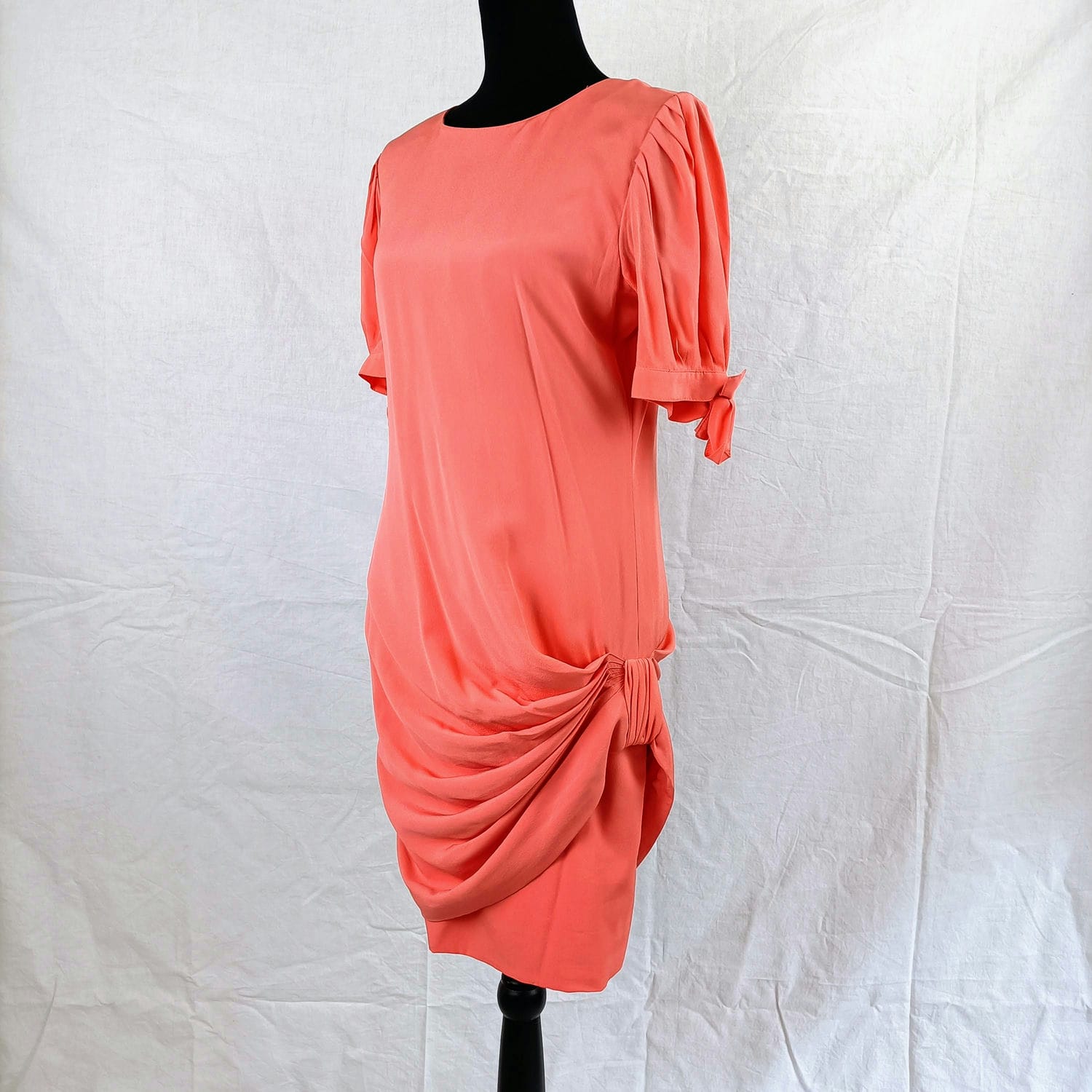 Completo rosa in seta Ungaro Parallele 90s