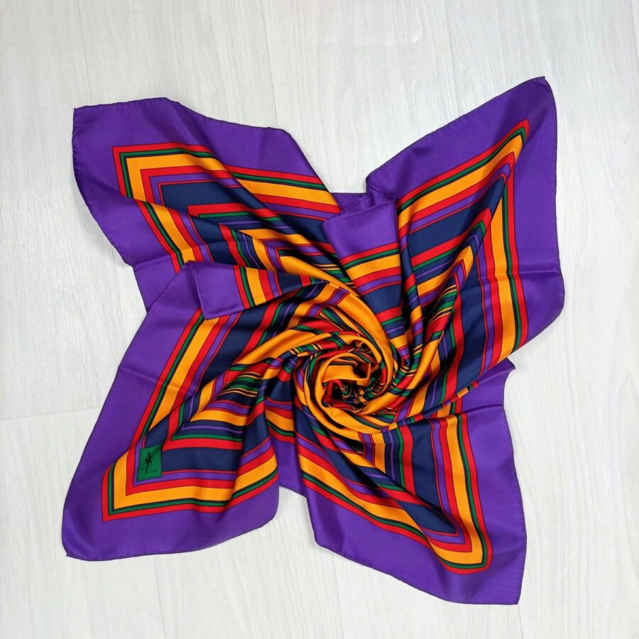 foulard geometrico vintage