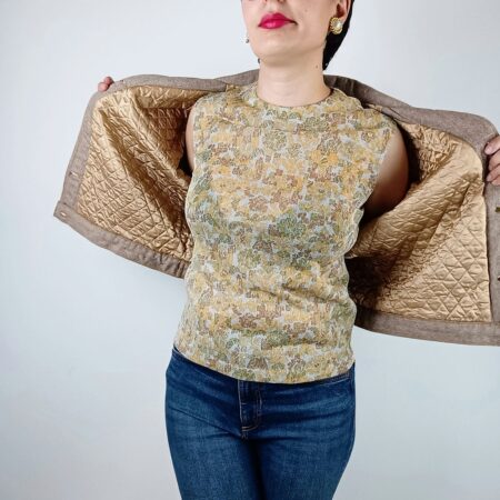 Luisa Spagnoli maglietta dorata vintage