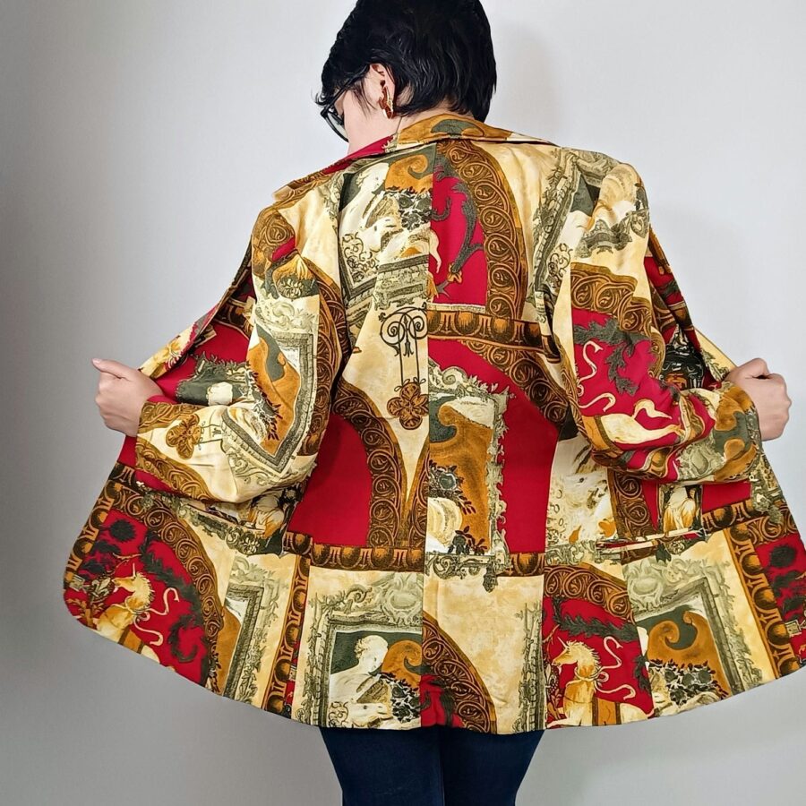 Max Dine blazer multicolore barocco - immagine 2