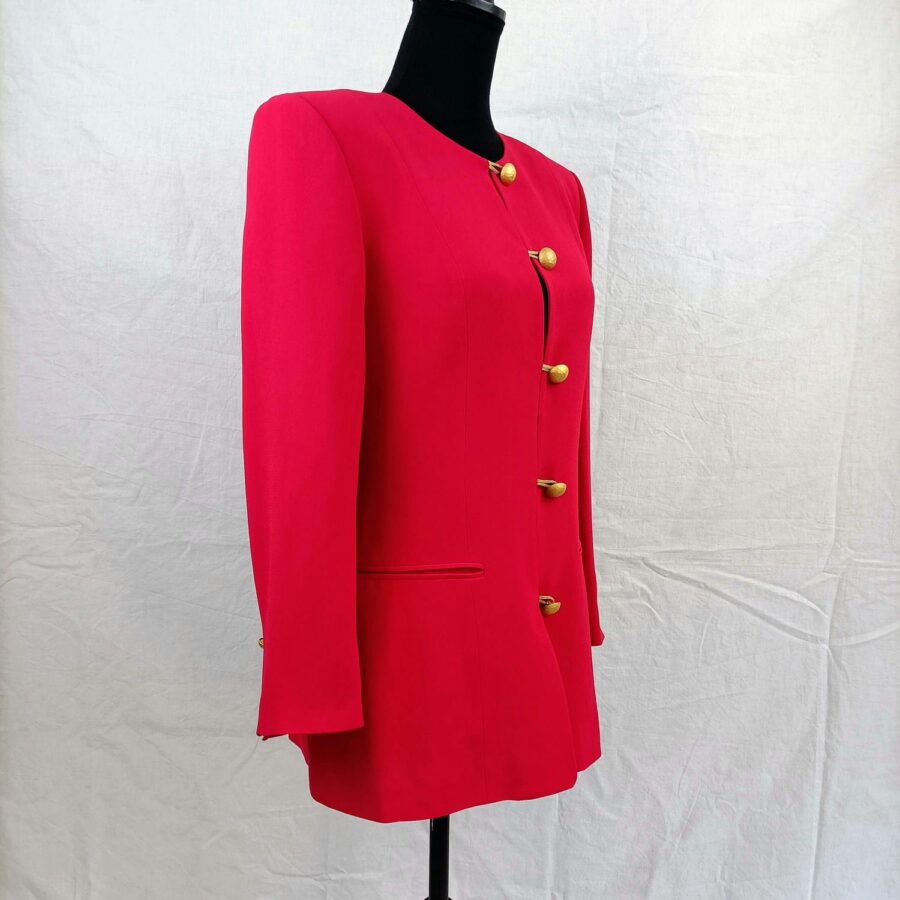 giacca glam rossa