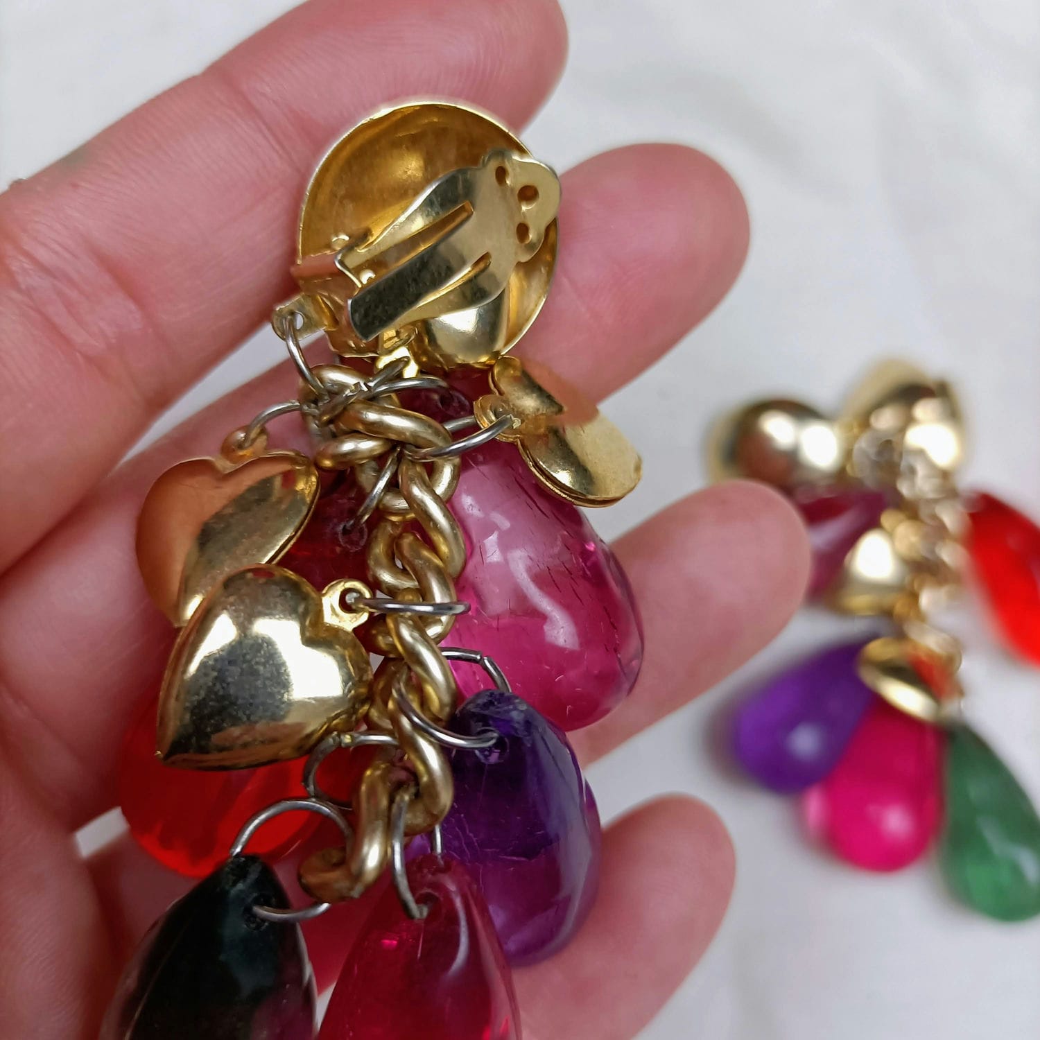 orecchini vinatge anni 80