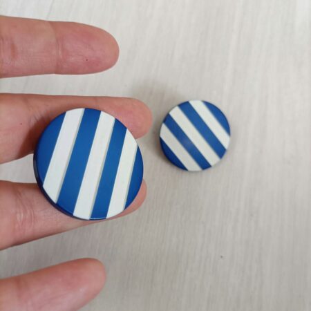 blue vintage earrings