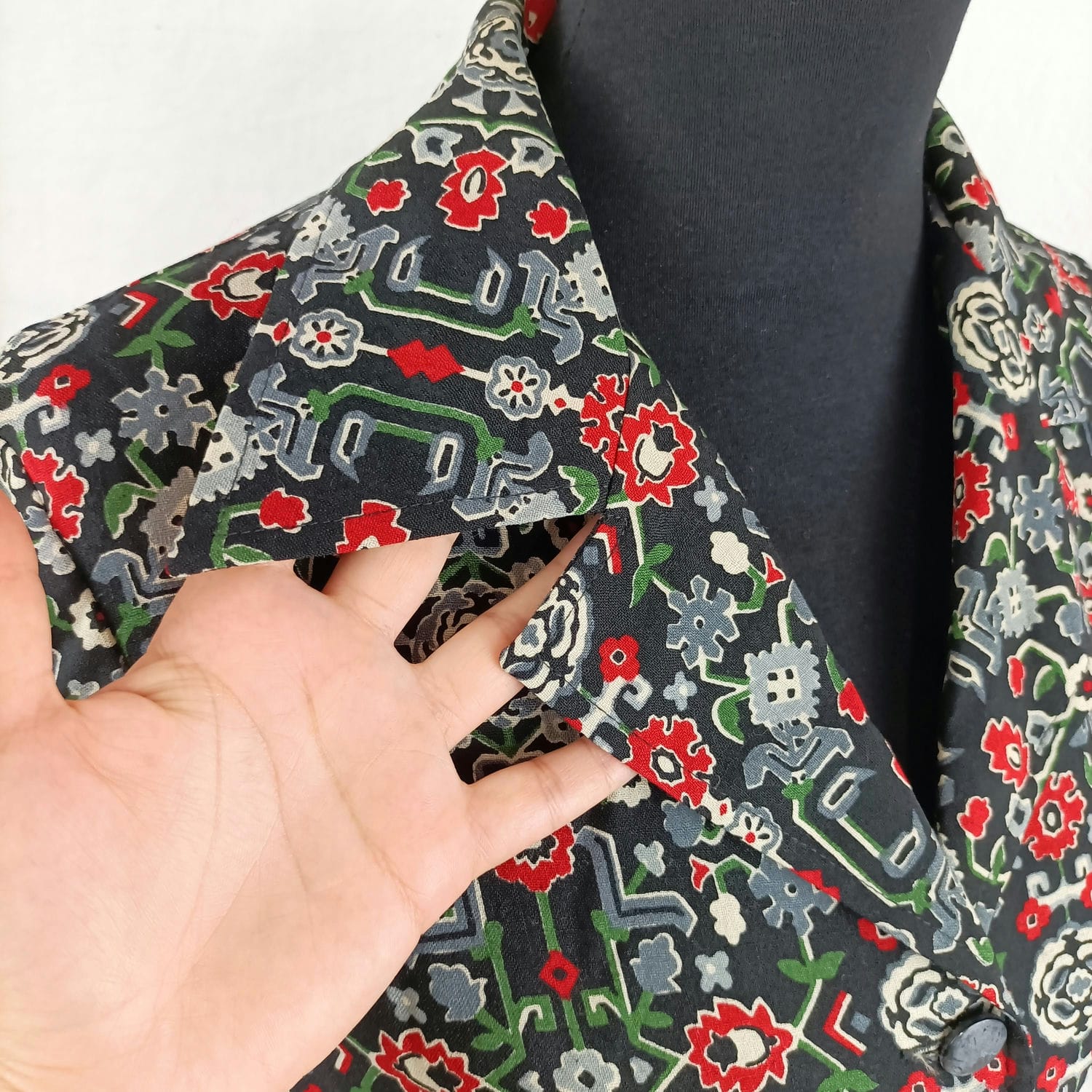 vestito folk vintage