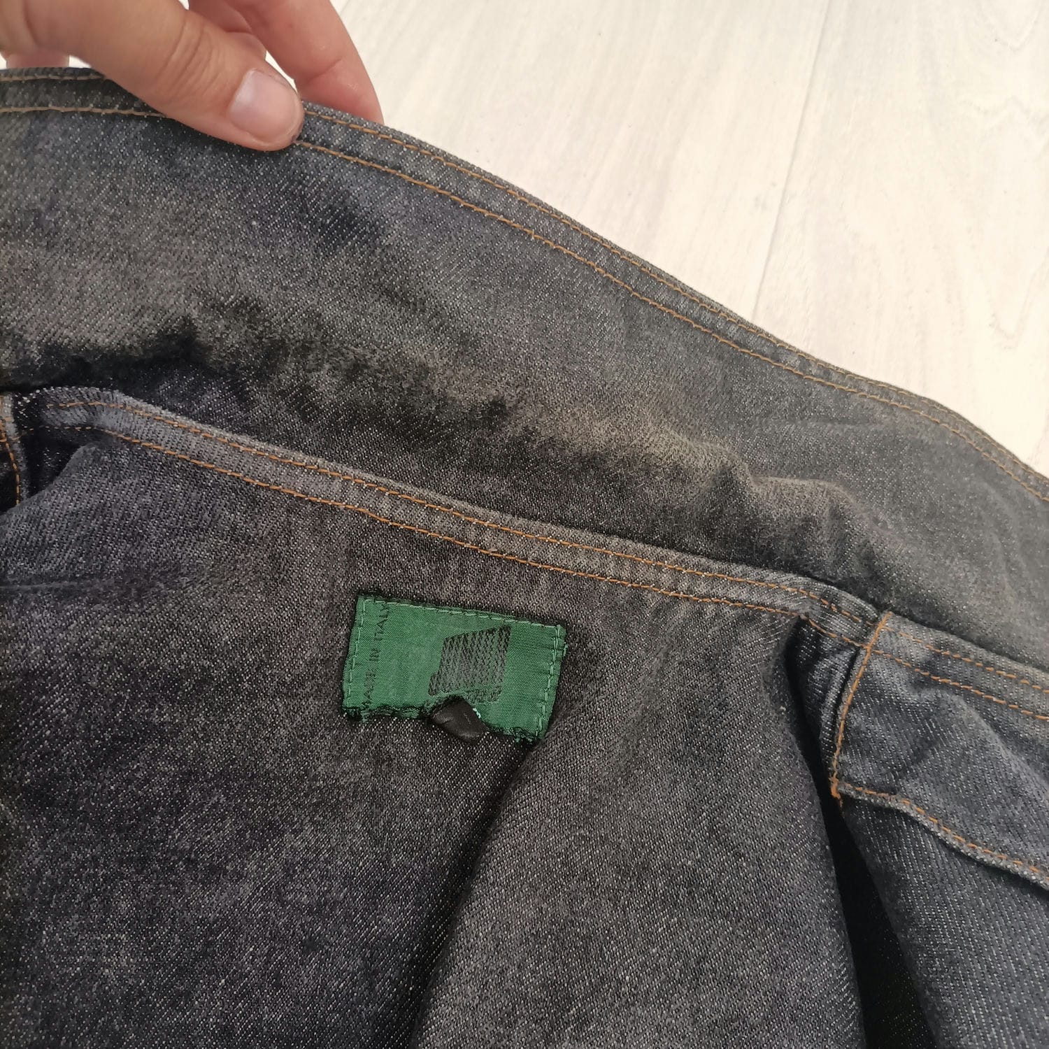 giubbotto denim oversize