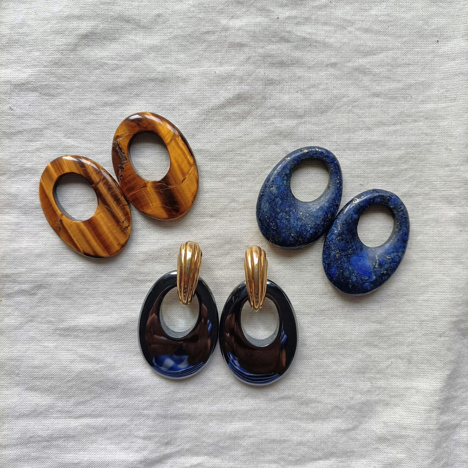 trifari vintage earrings