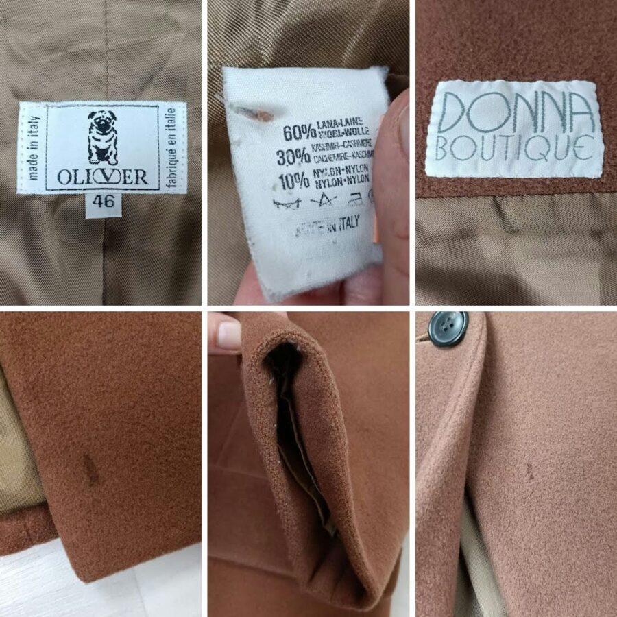 vintage camel coat Valentino garavani