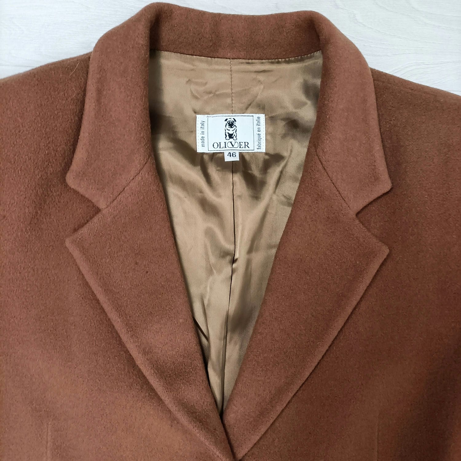 cappotto marrone vintage