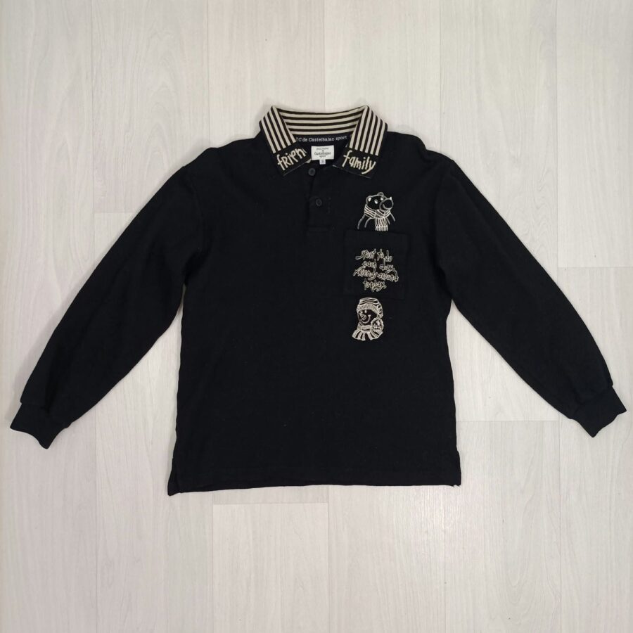 Castelbajac Sport pullover nero vintage 90s