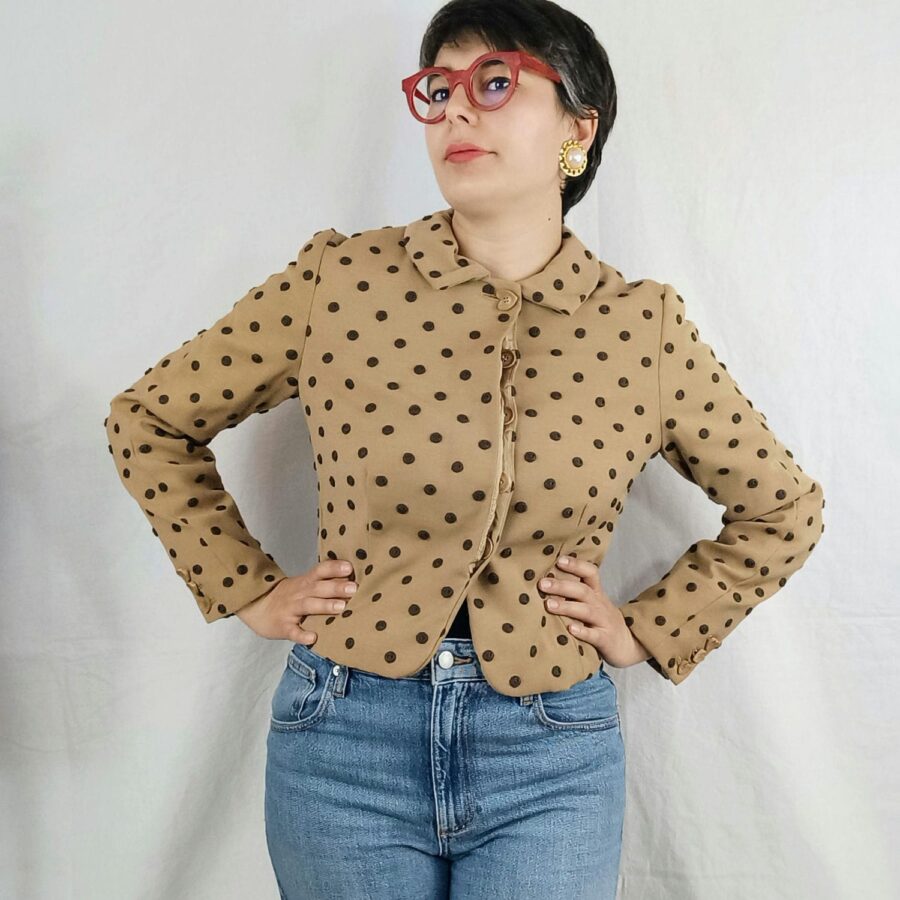 Giacca a pois Moschino Cheap and Chic