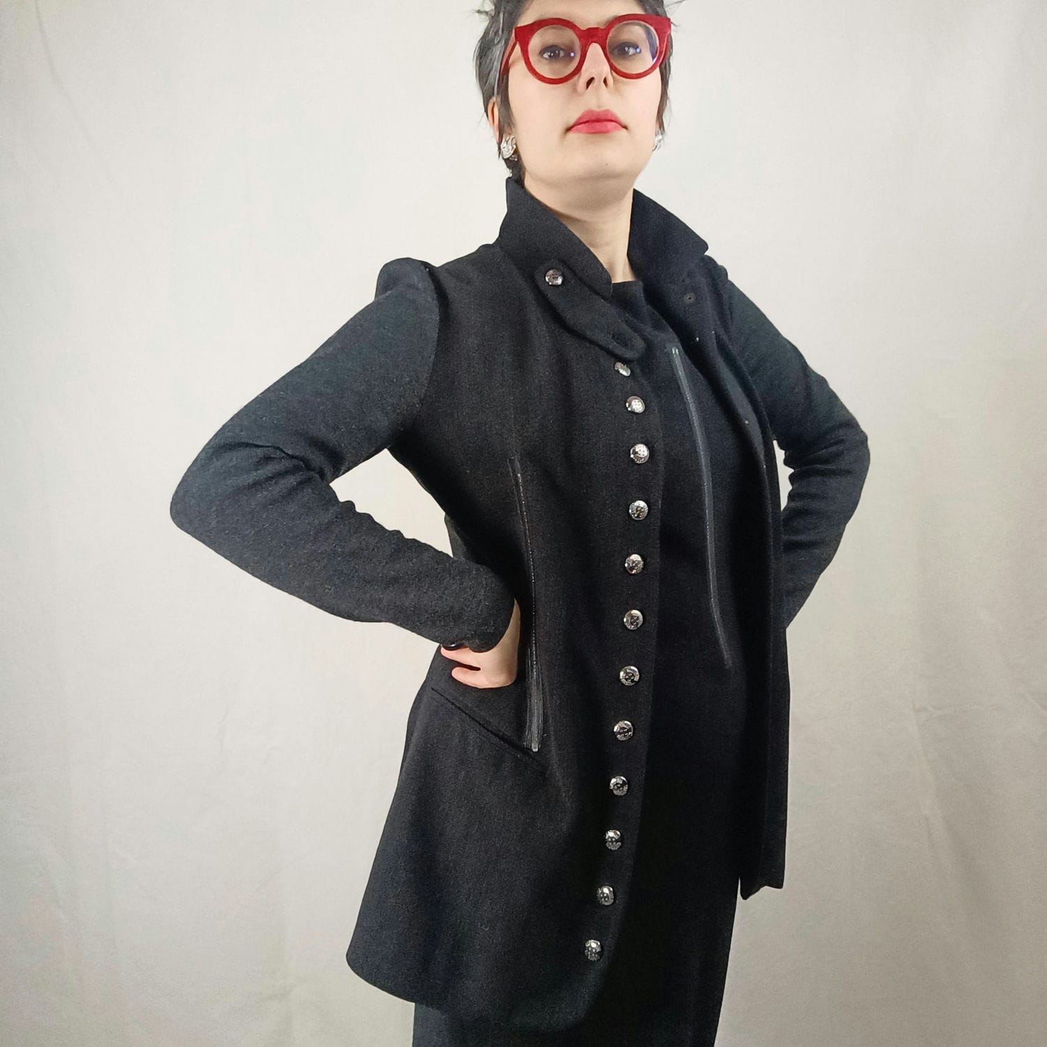 giacca punk chic anni 90