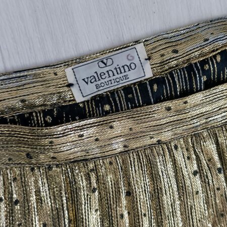 Gonna dorata Valentino vintage anni 80