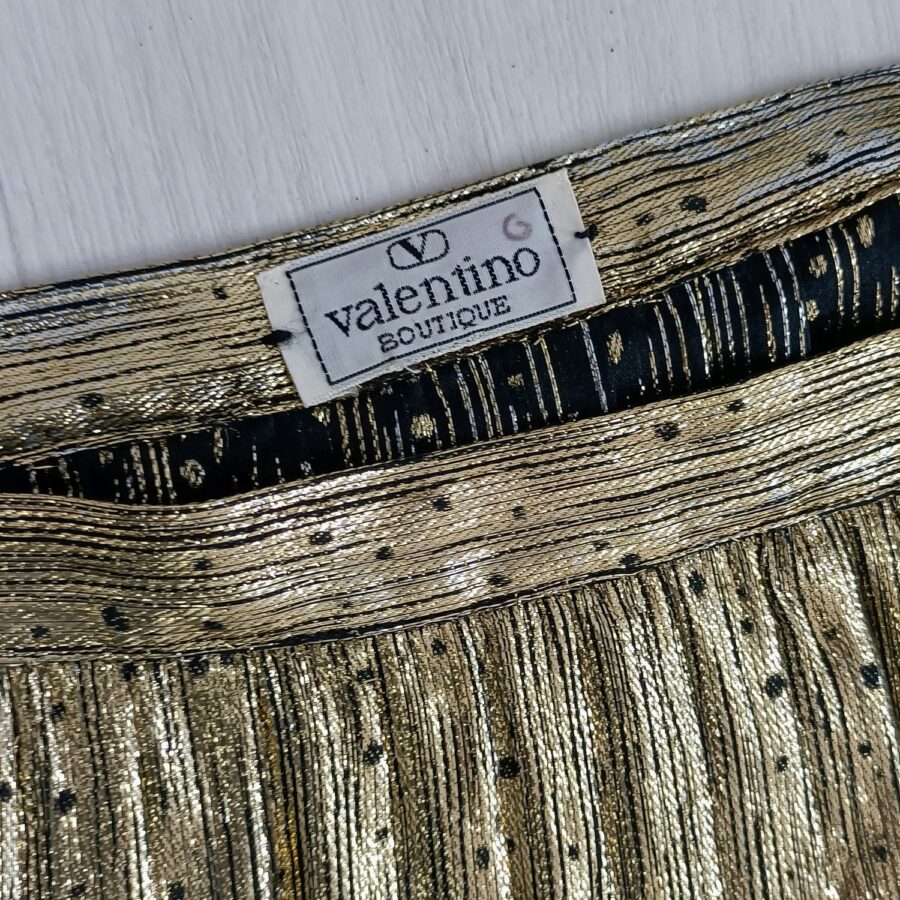 Gonna dorata Valentino vintage anni 80
