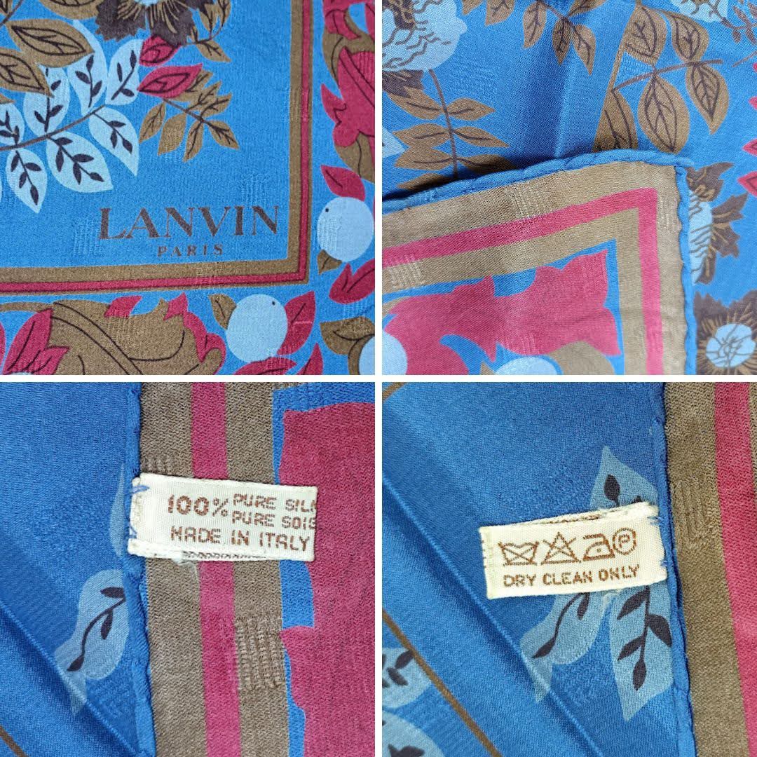 lanvin vintage silk scarf