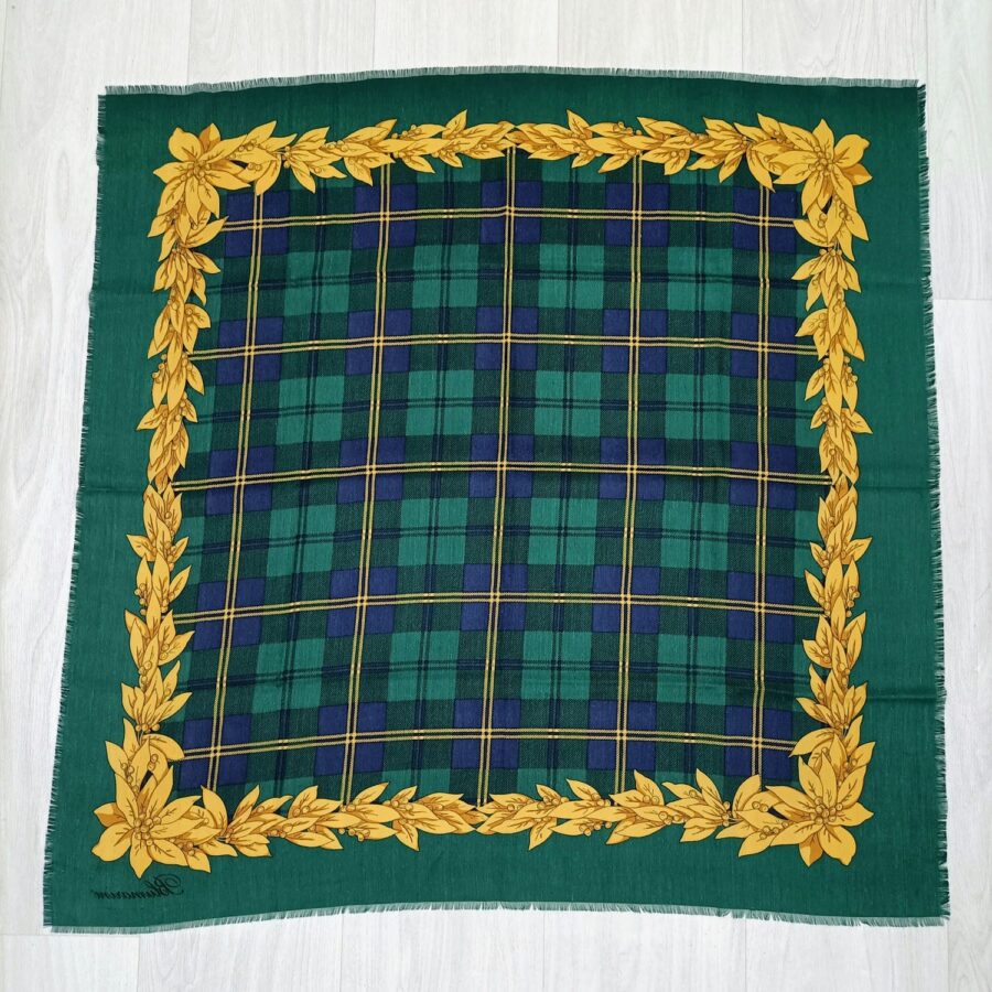 foulard seta natalizio