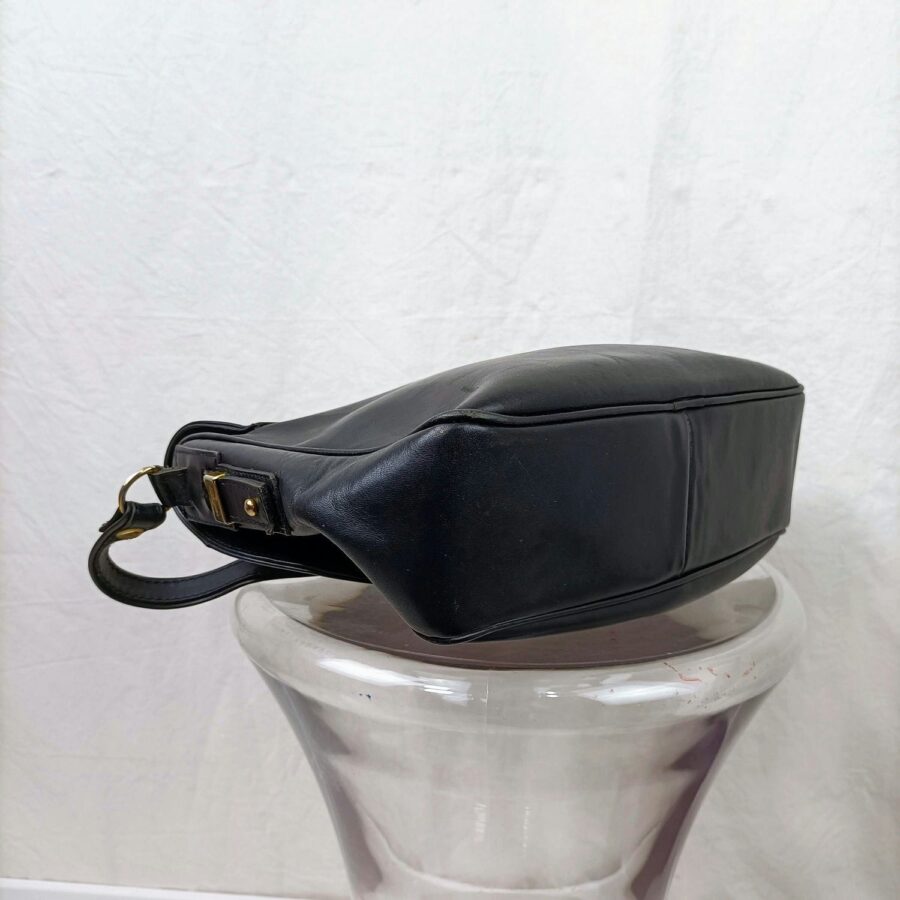 borsa vintage in pelle nera