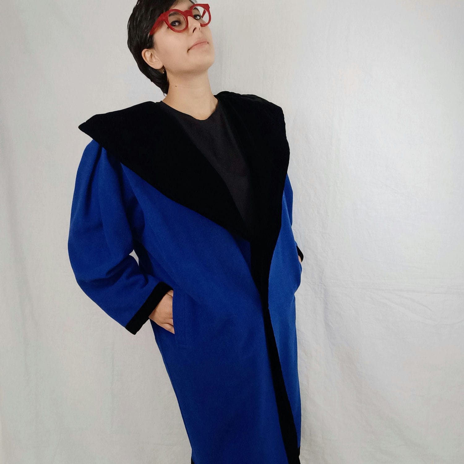 cappotto glam anni 80