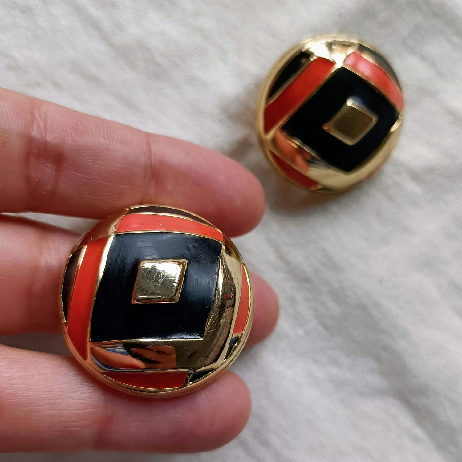 Orecchini Lanvin vintage anni 80