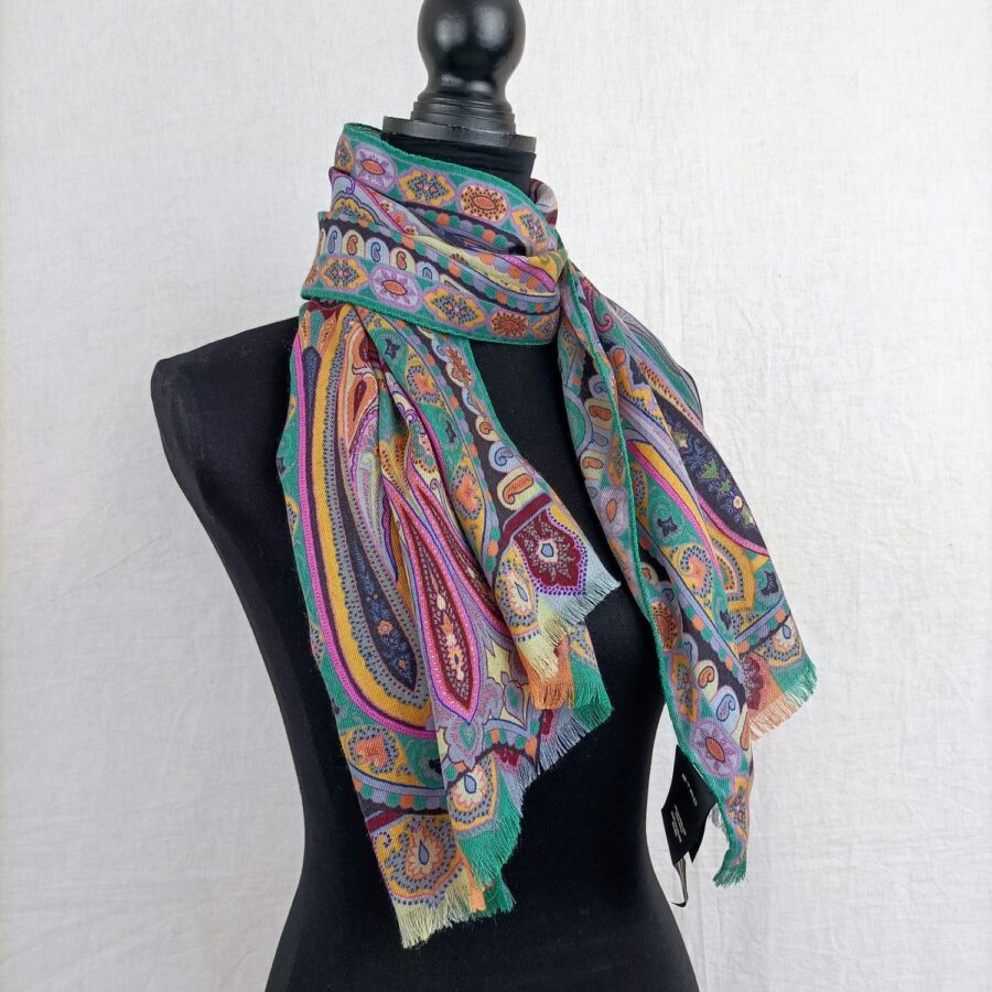 etro vintage silk scarf