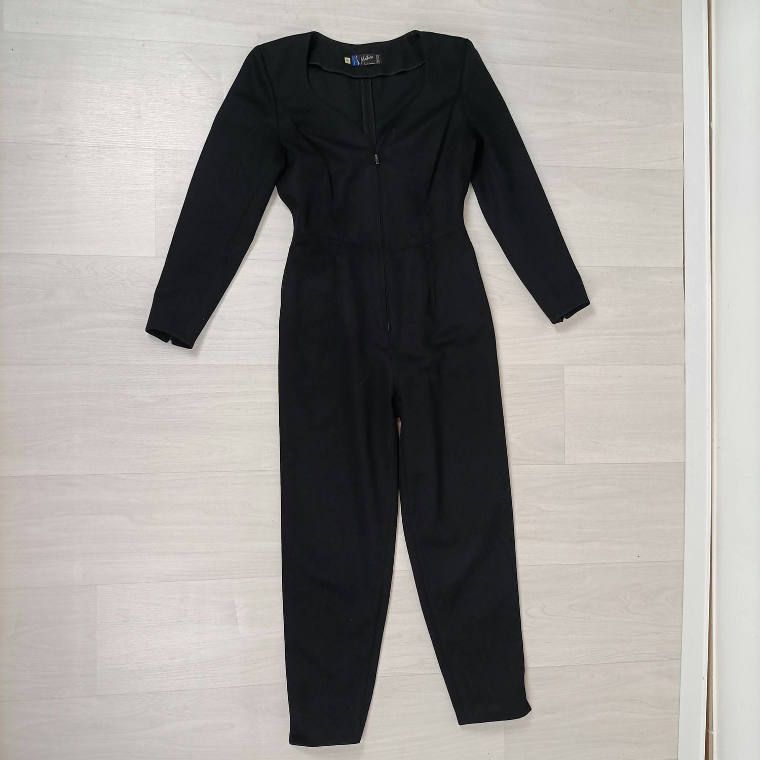 Tuta nera donna Claude Montana