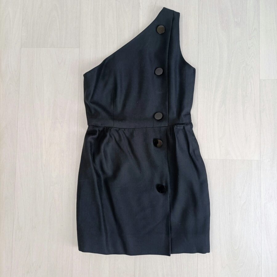 vestito nero corto vintage