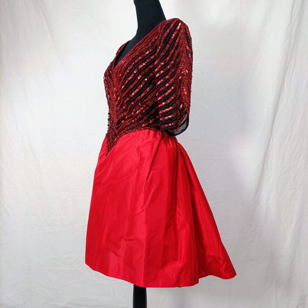 Bob Mackie abito rosso da sera