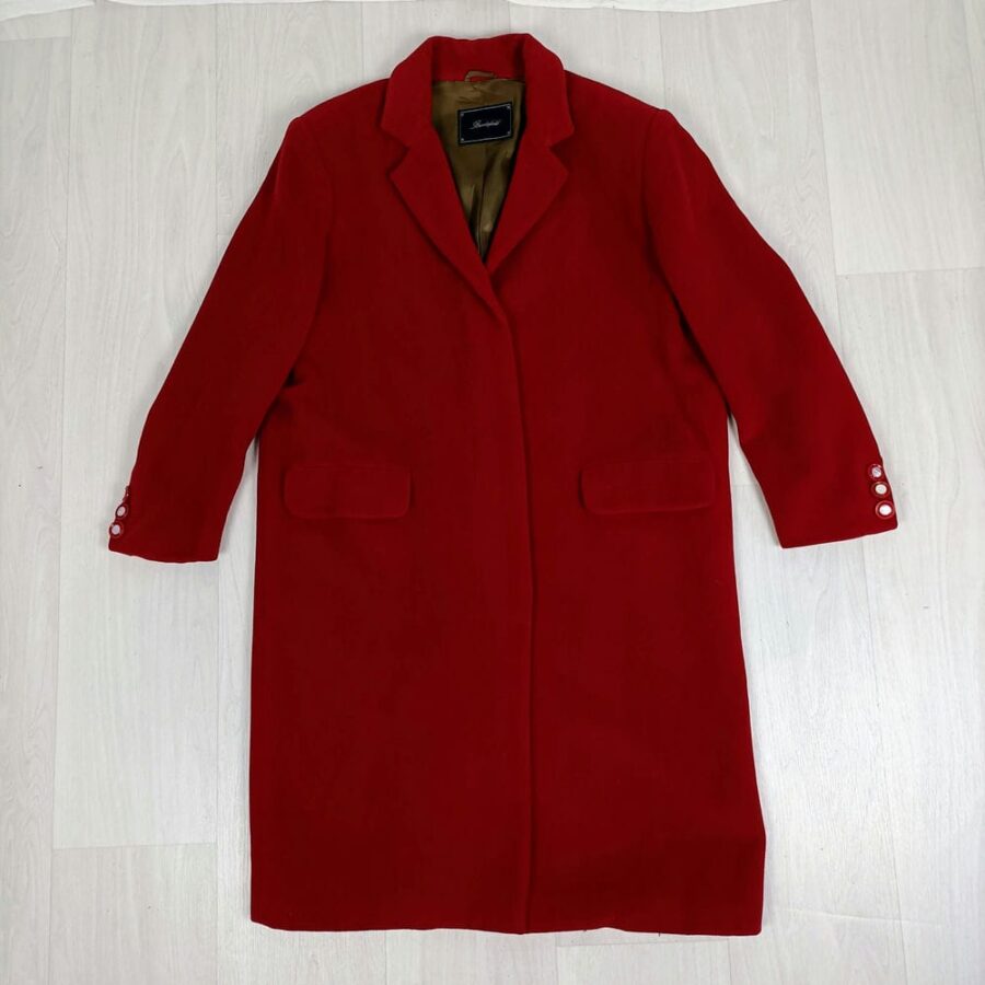 Cappotto rosso donna
