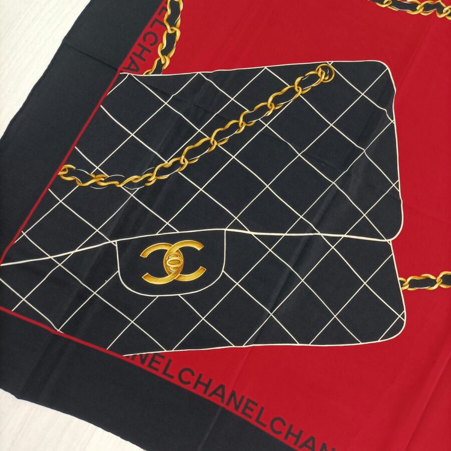chanel foulard classic bag