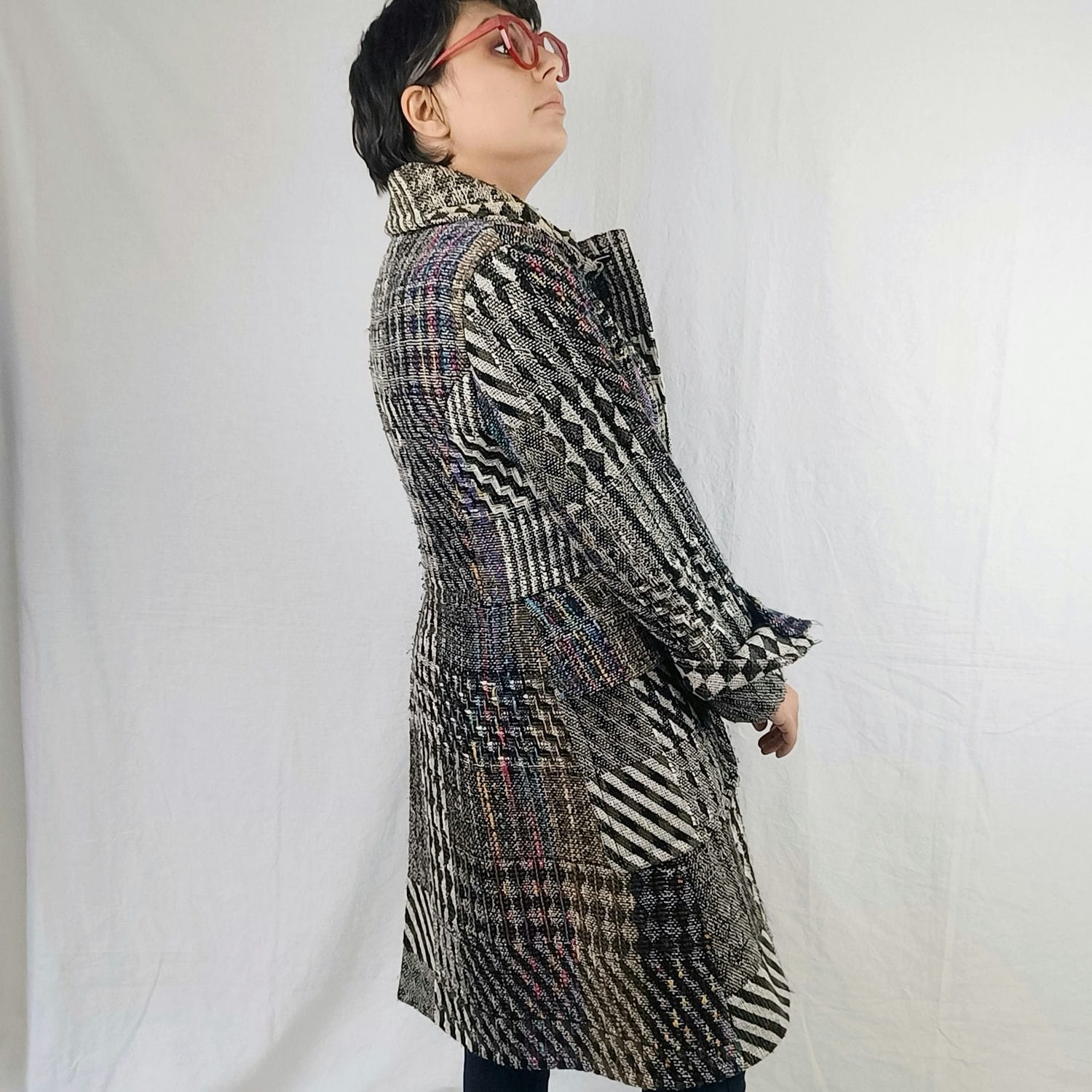cappotto tweed anni 90