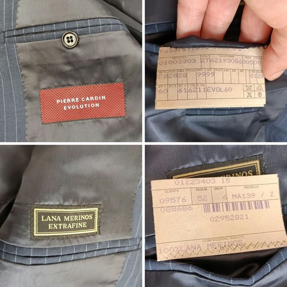 men suit vintage pierre cardin