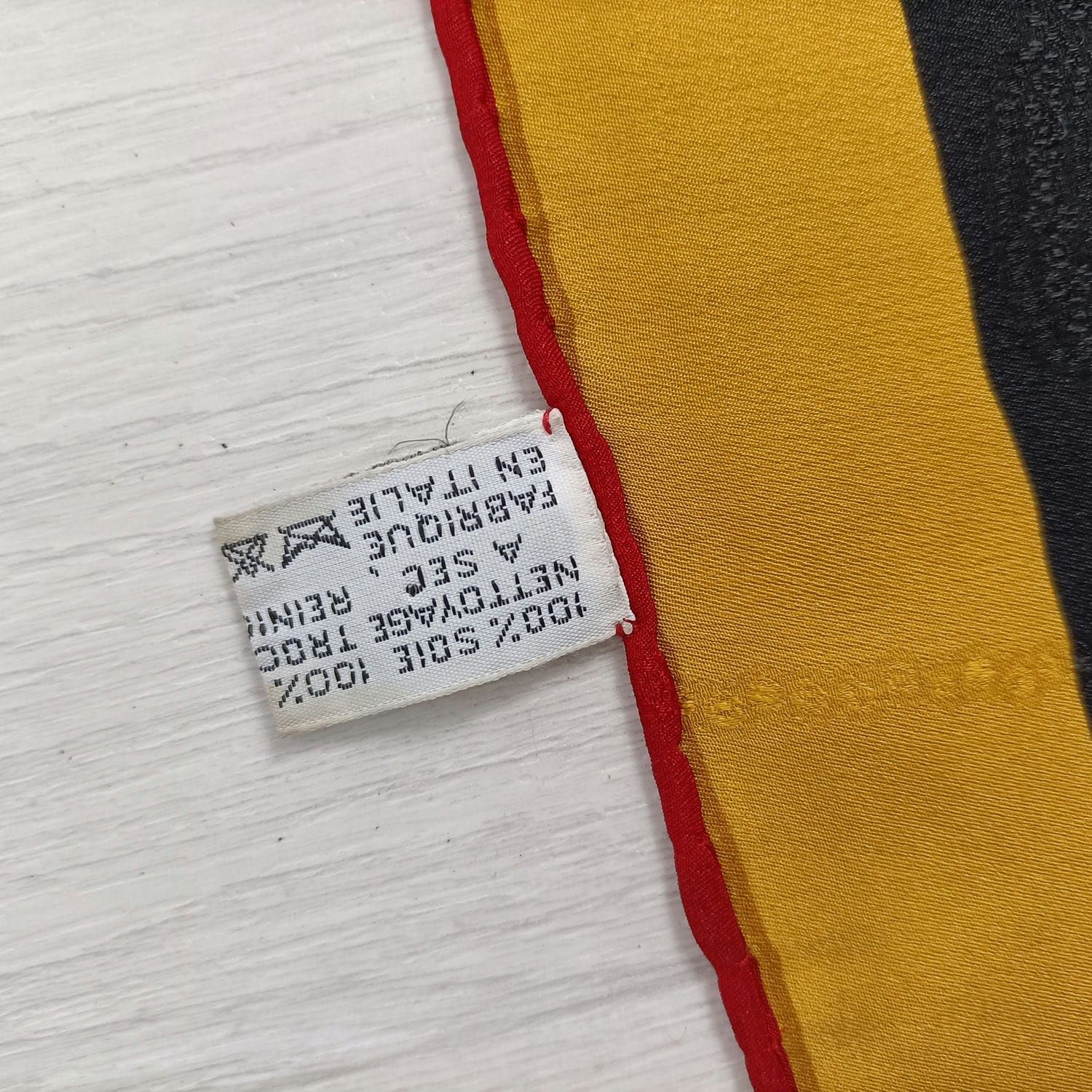 cartier vintage silk scarf