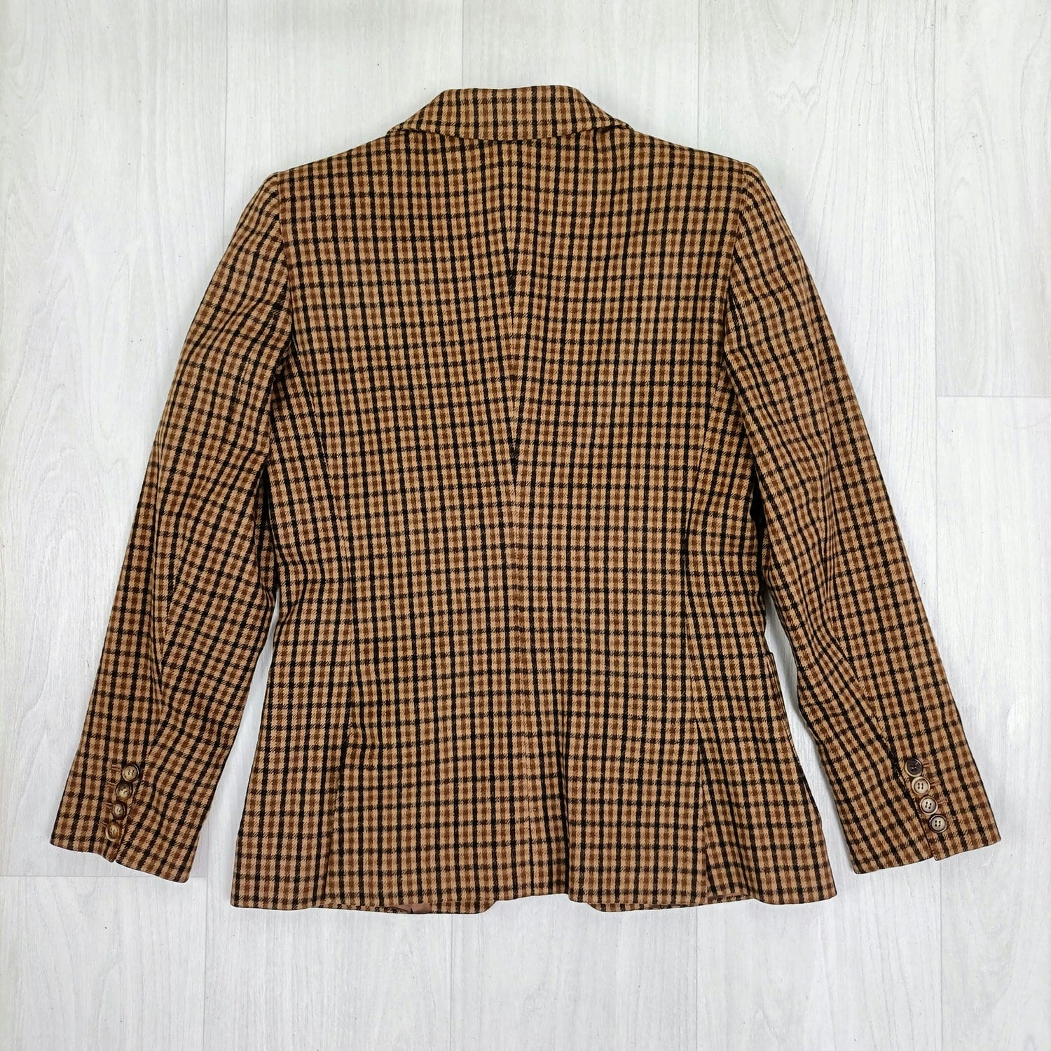 Giacca a quadrettini in lana vergine Max Mara