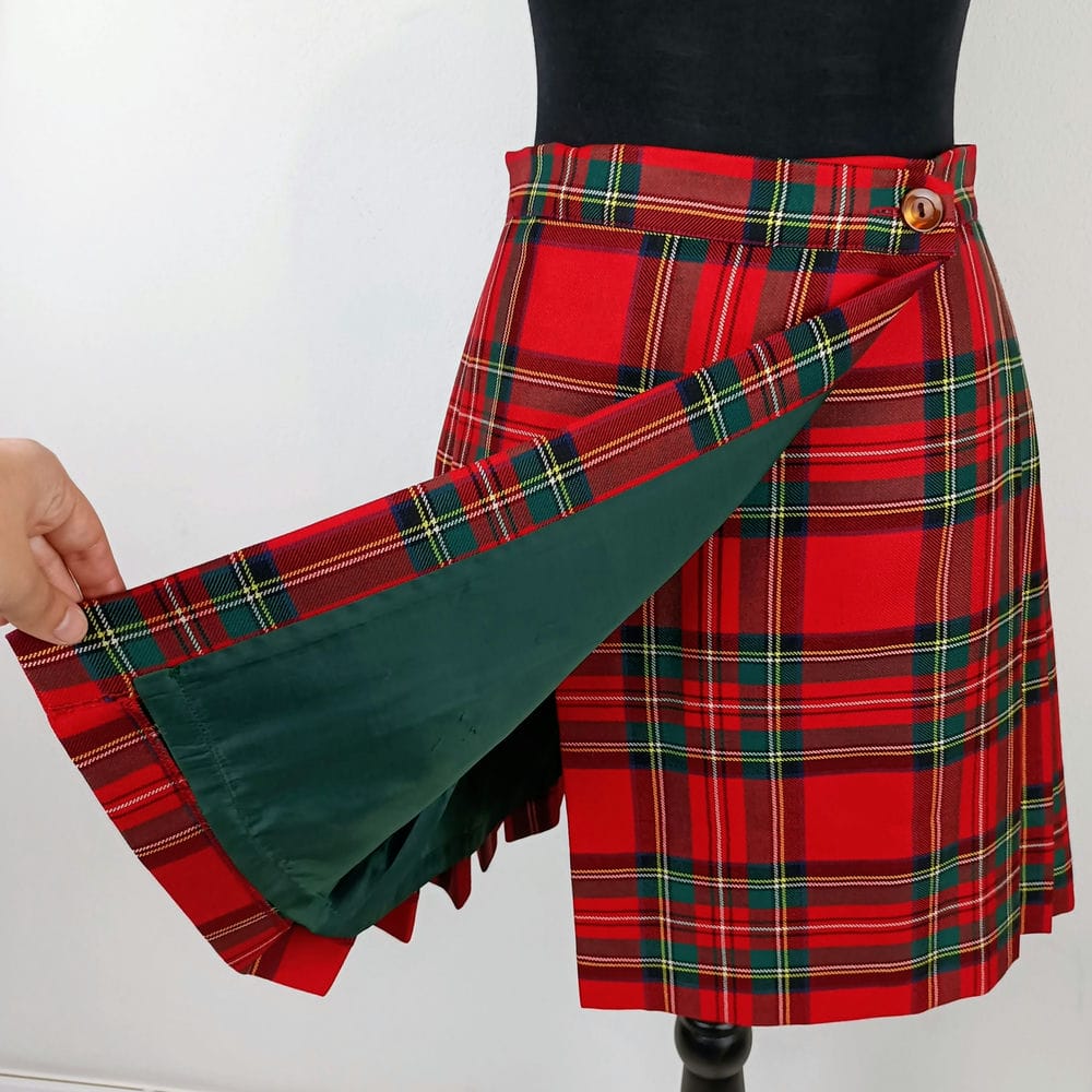 Gonna scozzese donna anni '90