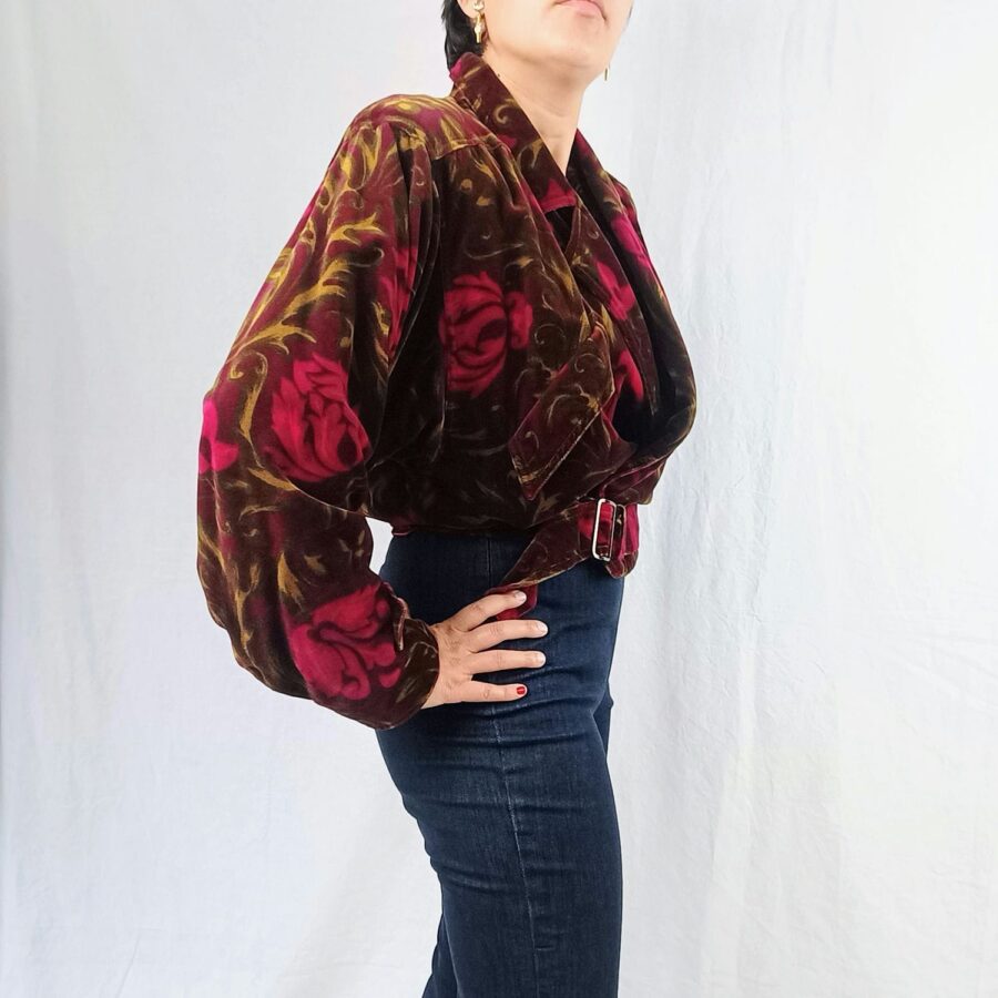 tailleur a fiori vintage
