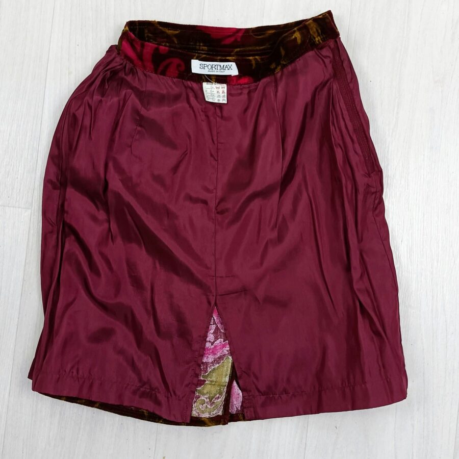 tailleur velluto vintage