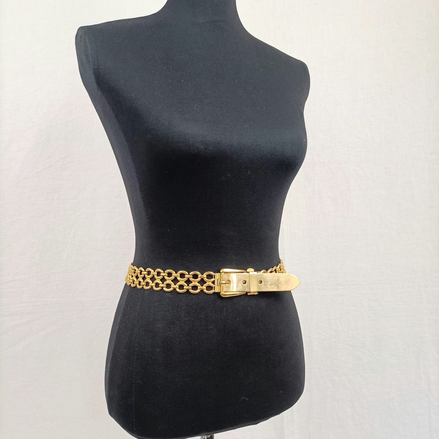 cintura metallo dorato vintage