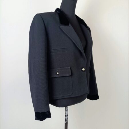 Giacca in lana nera Valentino Miss V