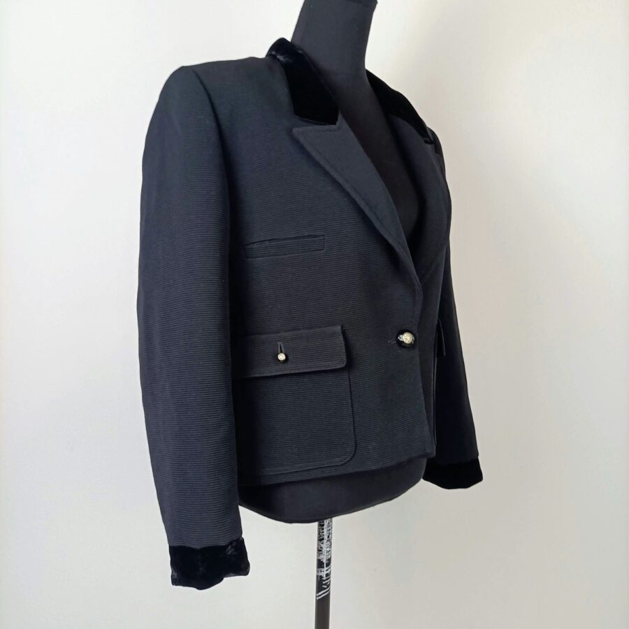 Giacca in lana nera Valentino Miss V