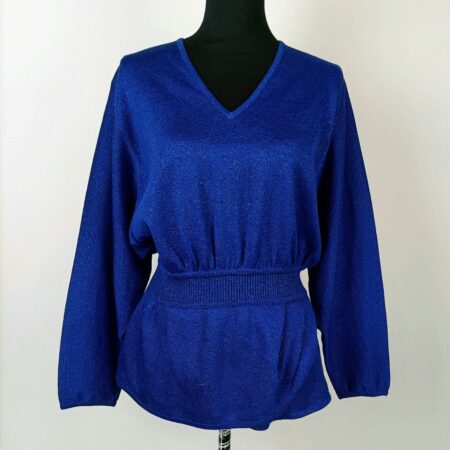 Maglione blu elettrico