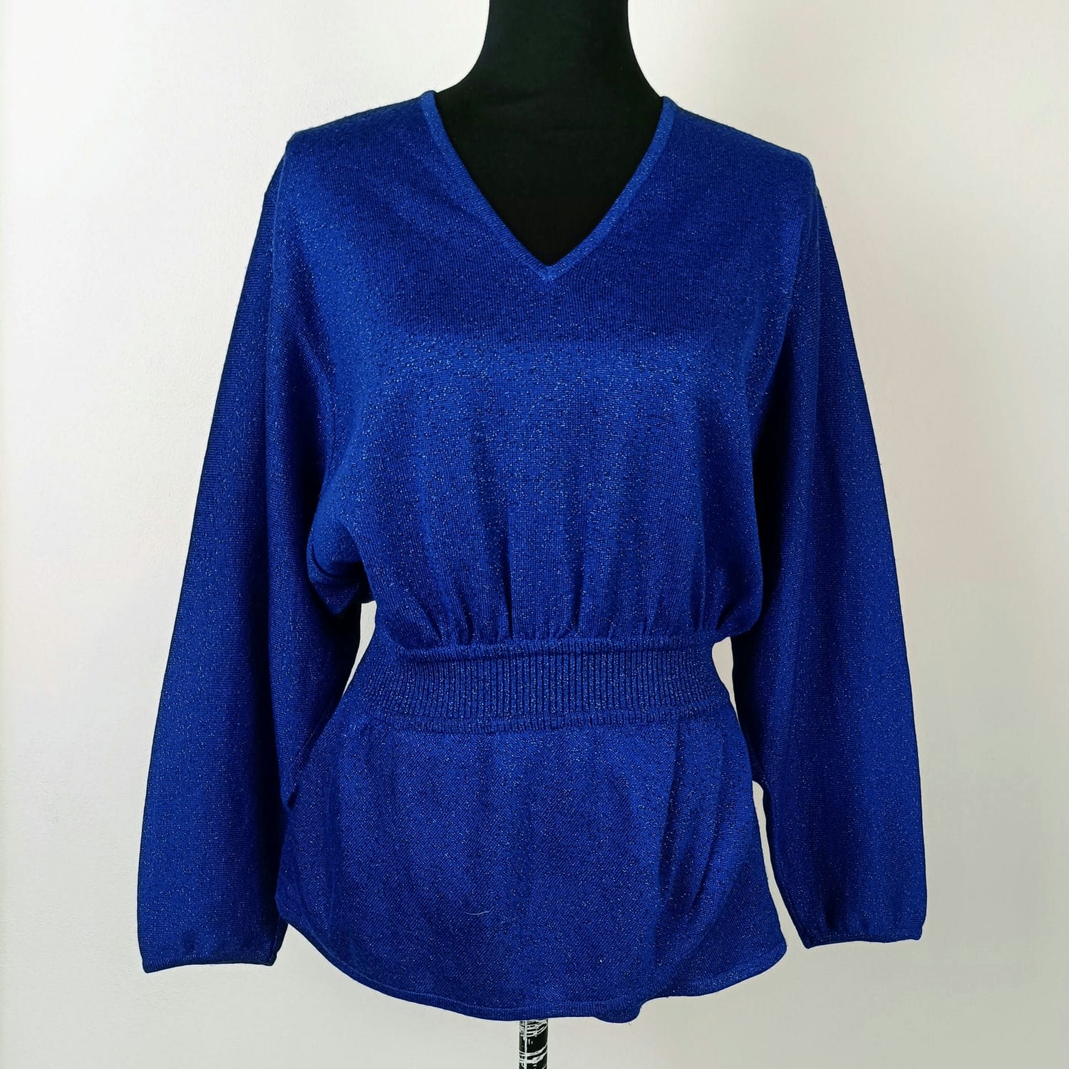Maglione blu elettrico