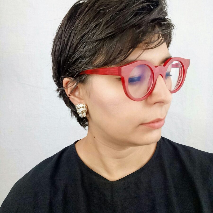 mask earrings