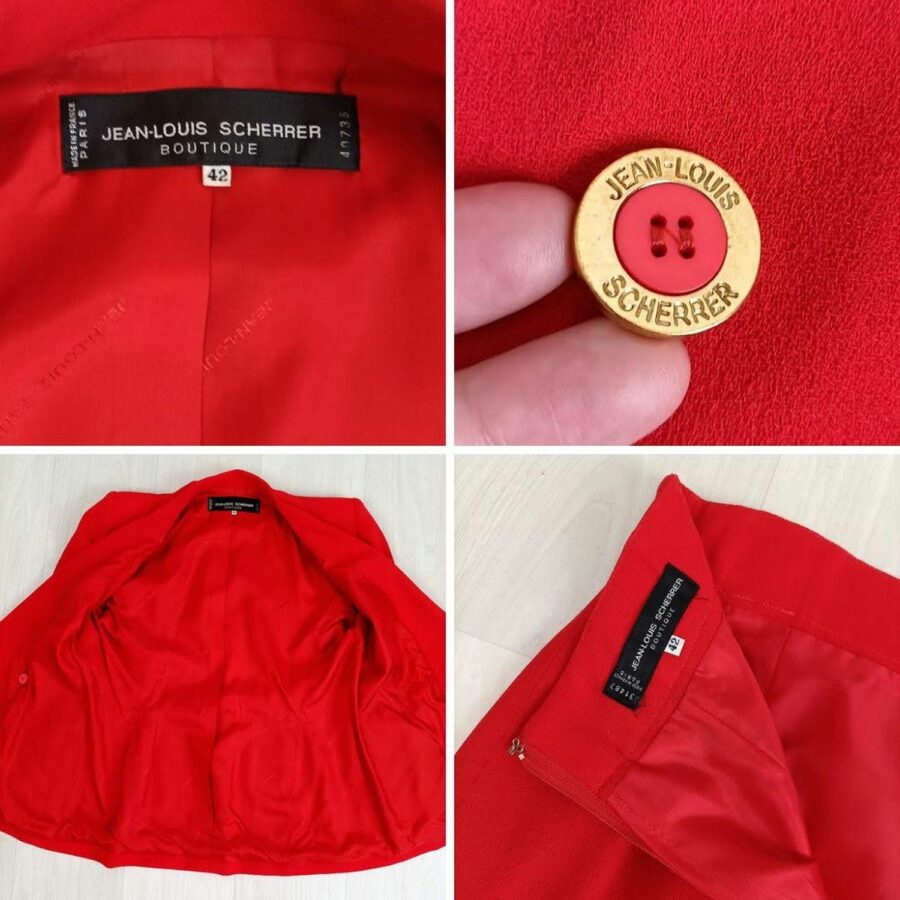 90s red suit